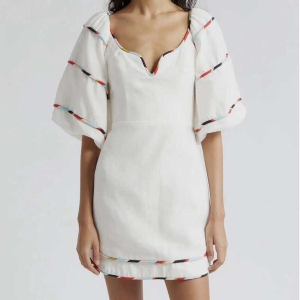 FARM Rio White Mini Dress! - Picture 2 of 2